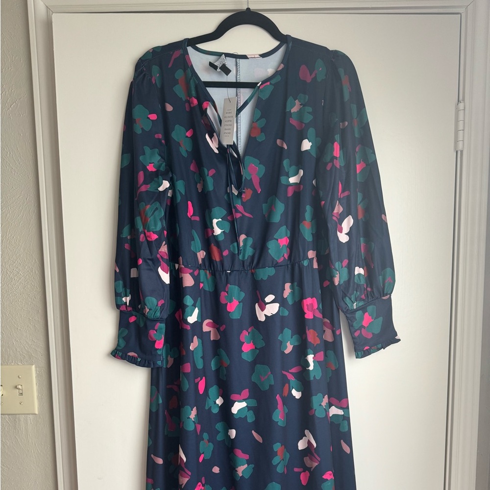 Eloquii Floral Print Dress